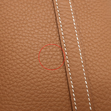 エルメス HERMES ピコタンロック PM ゴールド トリヨンクレマンス ハンドバッグ シルバー金具 新品 未使用 2025年製 茶