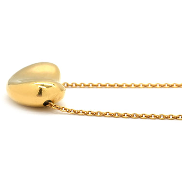 ティファニー Tiffany & Co ビーン デザイン ペンダント イエローゴールド K18YG ネックレス 750YG 18金 エルサペレッティ