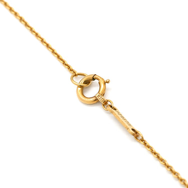 ティファニー Tiffany & Co ビーン デザイン ペンダント イエローゴールド K18YG ネックレス 750YG 18金 エルサペレッティ