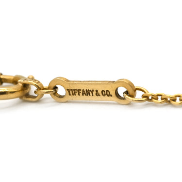 ティファニー Tiffany & Co ビーン デザイン ペンダント イエローゴールド K18YG ネックレス 750YG 18金 エルサペレッティ