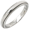 ティファニー Tiffany & Co トゥギャザー ミルグレイン バンド プラチナシルバー Pt950 リング 指輪 T&Co. プラチナ950 甲丸 12号