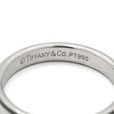 ティファニー Tiffany & Co トゥギャザー ミルグレイン バンド プラチナシルバー Pt950 リング 指輪 T&Co. プラチナ950 甲丸 12号