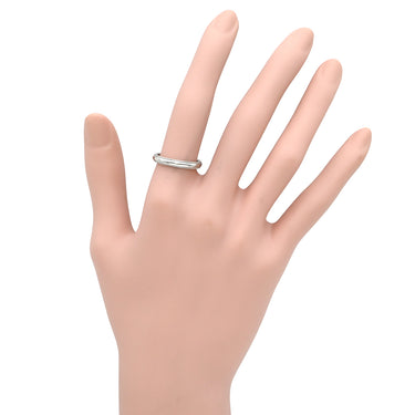 ティファニー Tiffany & Co トゥギャザー ミルグレイン バンド プラチナシルバー Pt950 リング 指輪 T&Co. プラチナ950 甲丸 12号