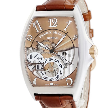 腕時計 フランクミュラー FRANCK MULLER トノウカーベックス ビッグデイト 8080SC GD FO STG LTD AC 自動巻き メンズ K18PG×SS コンビ 限定
