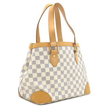 ルイヴィトン LOUIS VUITTON ハムステッドPM N51207 ダミエアズール ダミエアズールキャンバス ハンドバッグ ゴールド金具 白
