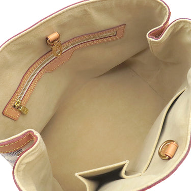 ルイヴィトン LOUIS VUITTON ハムステッドPM N51207 ダミエアズール ダミエアズールキャンバス ハンドバッグ ゴールド金具 白