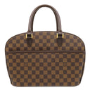 ルイヴィトン LOUIS VUITTON サリア オリゾンタル N51282 ダミエエベヌ ダミエキャンバス ハンドバッグ ゴールド金具 茶 ボストン