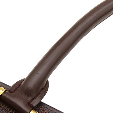 ルイヴィトン LOUIS VUITTON サリア オリゾンタル N51282 ダミエエベヌ ダミエキャンバス ハンドバッグ ゴールド金具 茶 ボストン