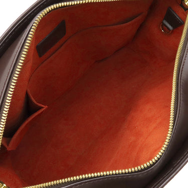 ルイヴィトン LOUIS VUITTON サリア オリゾンタル N51282 ダミエエベヌ ダミエキャンバス ハンドバッグ ゴールド金具 茶 ボストン