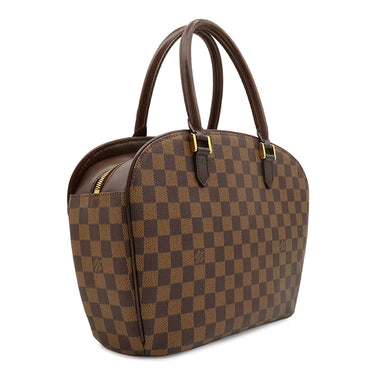 ルイヴィトン LOUIS VUITTON サリア オリゾンタル N51282 ダミエエベヌ ダミエキャンバス ハンドバッグ ゴールド金具 茶 ボストン