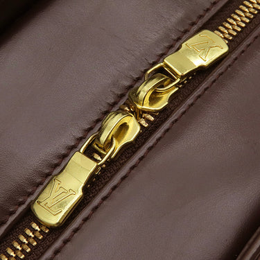 ルイヴィトン LOUIS VUITTON サリア オリゾンタル N51282 ダミエエベヌ ダミエキャンバス ハンドバッグ ゴールド金具 茶 ボストン