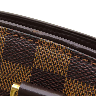 ルイヴィトン LOUIS VUITTON サリア オリゾンタル N51282 ダミエエベヌ ダミエキャンバス ハンドバッグ ゴールド金具 茶 ボストン