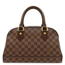 ルイヴィトン LOUIS VUITTON ドゥオモ N60008 ダミエエベヌ ダミエキャンバス ハンドバッグ ゴールド金具 茶