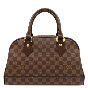 ルイヴィトン LOUIS VUITTON ドゥオモ N60008 ダミエエベヌ ダミエキャンバス ハンドバッグ ゴールド金具 茶