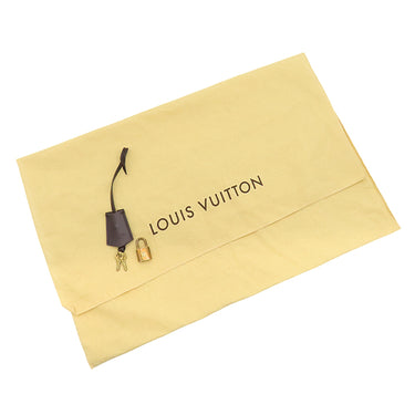 ルイヴィトン LOUIS VUITTON ドゥオモ N60008 ダミエエベヌ ダミエキャンバス ハンドバッグ ゴールド金具 茶