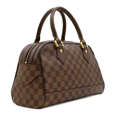 ルイヴィトン LOUIS VUITTON ドゥオモ N60008 ダミエエベヌ ダミエキャンバス ハンドバッグ ゴールド金具 茶