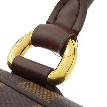 ルイヴィトン LOUIS VUITTON ドゥオモ N60008 ダミエエベヌ ダミエキャンバス ハンドバッグ ゴールド金具 茶