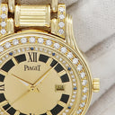 腕時計 ピアジェ PIAGET ポロ 24005M505D 自動巻き メンズ K18YG無垢 純正ダイヤ オニキス デイト イエローゴールド