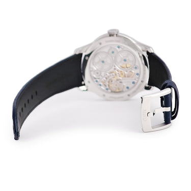 腕時計 チャペック CZAPEK ケ・デ・ベルク サファイア・ブルー L CZQDB-SBL 手巻き メンズ スモールセコンド パワーリザーブ表示