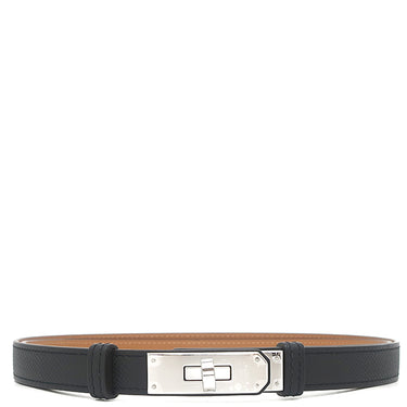 エルメス HERMES ケリー 18 ブラック ヴォーエプソン ベルト シルバー金具 新品 未使用 ノワール 黒 シルバリー 2026年製