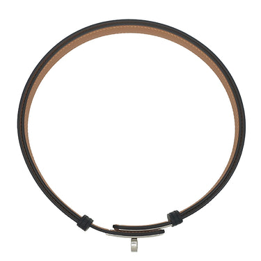 エルメス HERMES ケリー 18 ブラック ヴォーエプソン ベルト シルバー金具 新品 未使用 ノワール 黒 シルバリー 2026年製