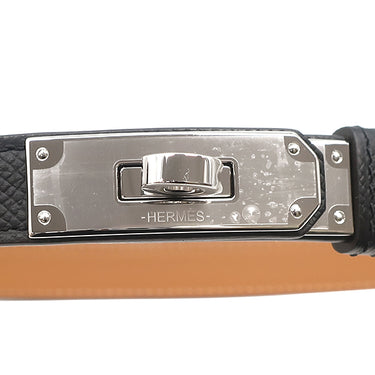 エルメス HERMES ケリー 18 ブラック ヴォーエプソン ベルト シルバー金具 新品 未使用 ノワール 黒 シルバリー 2026年製