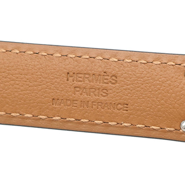 エルメス HERMES ケリー 18 ブラック ヴォーエプソン ベルト シルバー金具 新品 未使用 ノワール 黒 シルバリー 2026年製