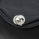 エルメス HERMES リンディ2 ミニ 20 ブラック トリヨンクレマンス ショルダーバッグ シルバー金具 黒 2024年製