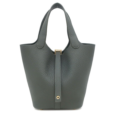 エルメス HERMES ピコタンロック PM 18 ヴェールマングローブ トリヨンクレマンス ハンドバッグ ゴールド金具 新品 未使用 2025年製