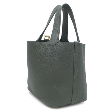 エルメス HERMES ピコタンロック PM 18 ヴェールマングローブ トリヨンクレマンス ハンドバッグ ゴールド金具 新品 未使用 2025年製