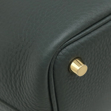 エルメス HERMES ピコタンロック PM 18 ヴェールマングローブ トリヨンクレマンス ハンドバッグ ゴールド金具 新品 未使用 2025年製