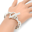 エルメス HERMES シェーヌダンクル GM シルバー シルバー925 ブレスレット 12コマ スターリングシルバー AG925