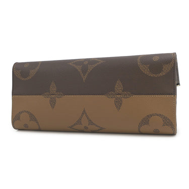 ルイヴィトン LOUIS VUITTON オンザゴー MM M45321 モノグラム モノグラムキャンバス モノグラムリバースキャンバス トートバッグ ゴールド金具 茶 ハンドバッグ 新品 未使用