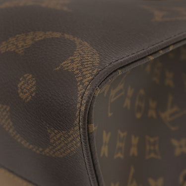 ルイヴィトン LOUIS VUITTON オンザゴー MM M45321 モノグラム モノグラムキャンバス モノグラムリバースキャンバス トートバッグ ゴールド金具 茶 ハンドバッグ 新品 未使用