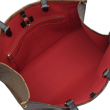 ルイヴィトン LOUIS VUITTON オンザゴー MM M45321 モノグラム モノグラムキャンバス モノグラムリバースキャンバス トートバッグ ゴールド金具 茶 ハンドバッグ 新品 未使用