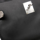 エルメス HERMES メッセンジャー ケリー PM ブラック エバーグレイン ショルダーバッグ シルバー金具 黒 2025年製