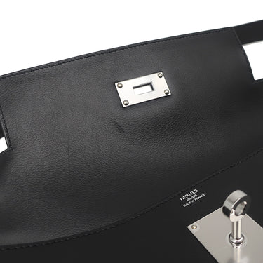 エルメス HERMES メッセンジャー ケリー PM ブラック エバーグレイン ショルダーバッグ シルバー金具 黒 2025年製