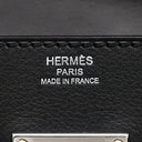 エルメス HERMES メッセンジャー ケリー PM ブラック エバーグレイン ショルダーバッグ シルバー金具 黒 2025年製
