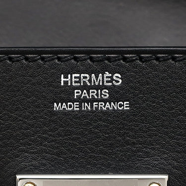 エルメス HERMES メッセンジャー ケリー PM ブラック エバーグレイン ショルダーバッグ シルバー金具 黒 2025年製