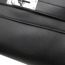エルメス HERMES メッセンジャー ケリー PM ブラック エバーグレイン ショルダーバッグ シルバー金具 黒 2025年製