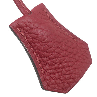 エルメス HERMES バーキン30 ルージュグレナ トゴ ハンドバッグ シルバー金具 赤