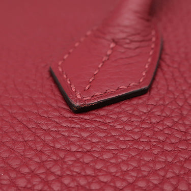 エルメス HERMES バーキン30 ルージュグレナ トゴ ハンドバッグ シルバー金具 赤