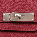 エルメス HERMES バーキン30 ルージュグレナ トゴ ハンドバッグ シルバー金具 赤