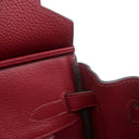 エルメス HERMES バーキン30 ルージュグレナ トゴ ハンドバッグ シルバー金具 赤
