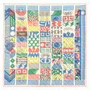 エルメス HERMES カレ90 プリーツ H164127S ブルー×ピンク×グリーン シルク スカーフ 新品 未使用 【ツイリー オ ブロック】