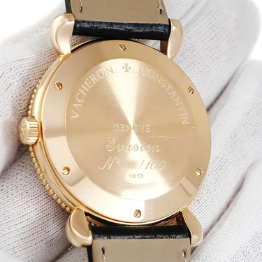 腕時計 ヴァシュロン・コンスタンタン VACHERON CONSTANTIN エヴァシオン ワールドタイマー 48250/000R 自動巻き メンズ K18RG無垢 GMT 限定