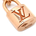 ルイヴィトン LOUIS VUITTON パンダンティフ ロックイット ネックレス ピンクゴールド K18PG ネックレス ペンダント K18 PG RG パドロック 鍵
