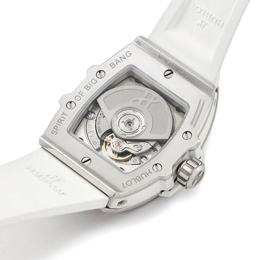腕時計 ウブロ HUBLOT スピリット オブ ビッグバン スチール ホワイト ダイヤモンド 682.SE.2010.RW.1204 自動巻き レディース 白