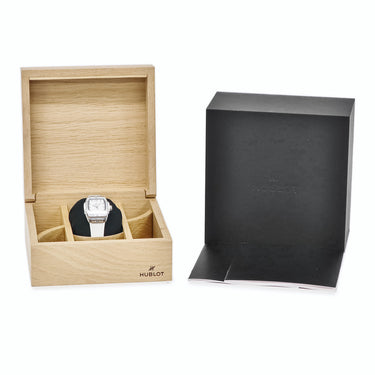 腕時計 ウブロ HUBLOT スピリット オブ ビッグバン スチール ホワイト ダイヤモンド 682.SE.2010.RW.1204 自動巻き レディース 白