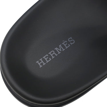 エルメス HERMES シプレ H222100Z ブラック カーフ #42 サンダル 新品 未使用 黒 ラバーソール ベルクロサンダル テクノサンダル